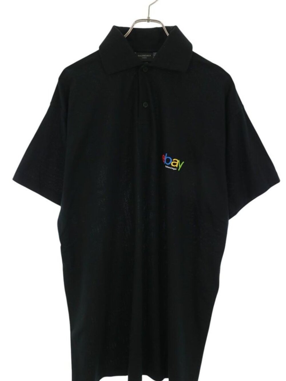 Balenciaga Ebay Embroidery Short Sleeve Polo